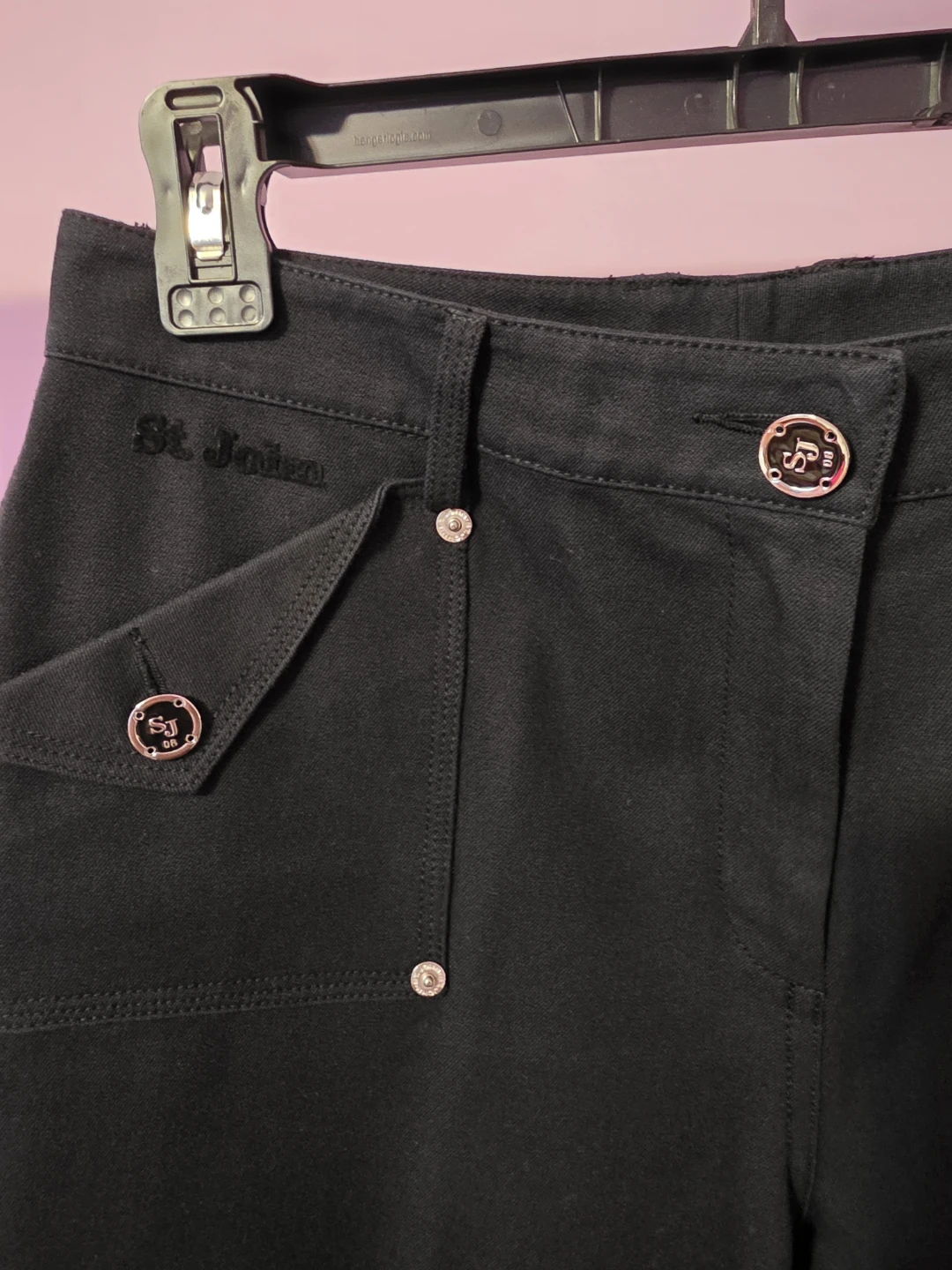 St. John Sport Black Pants Size 6 - photo 3