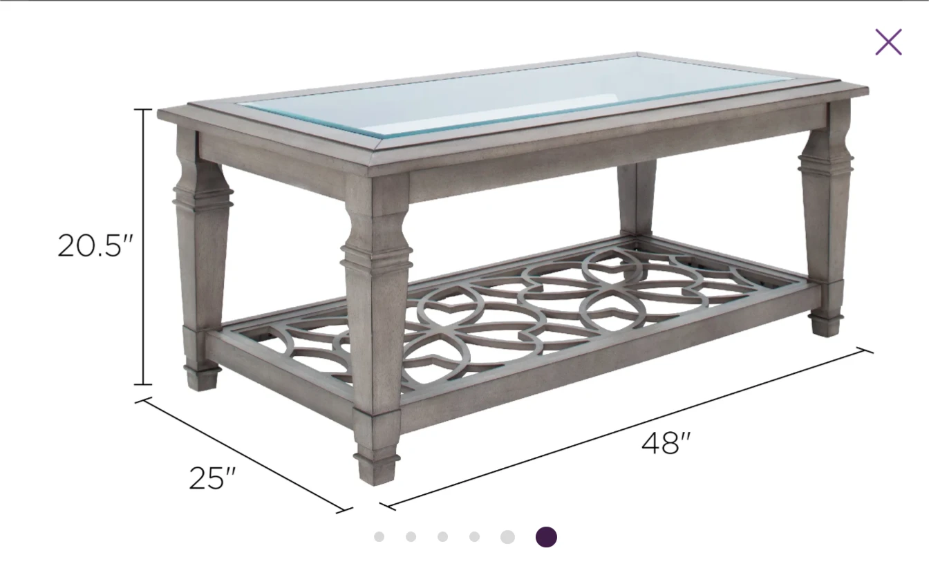 Raymour & Flanigan Lucette Rectangular Cocktail Table - photo 5