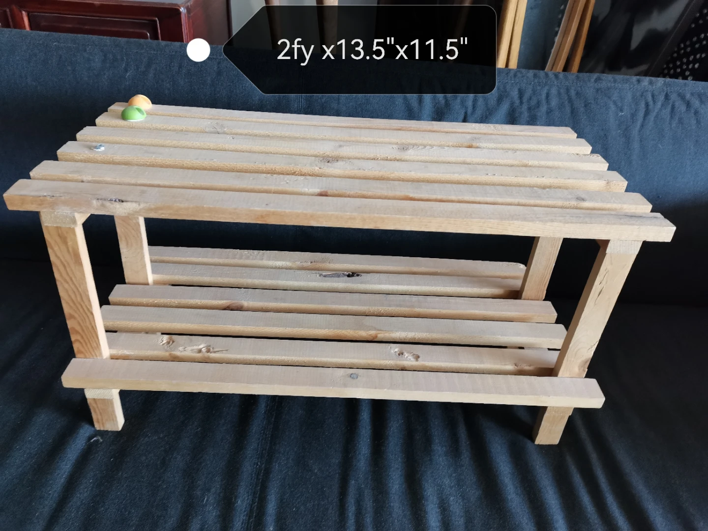 Wooden items Rack 2ft x 13.5" x 11.5"
