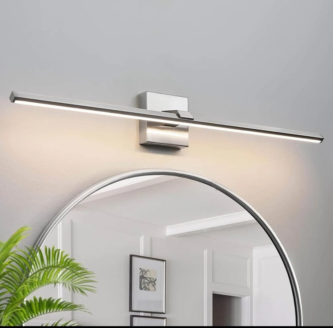 CCYCOL LED Vanity Light - Nickel Finish