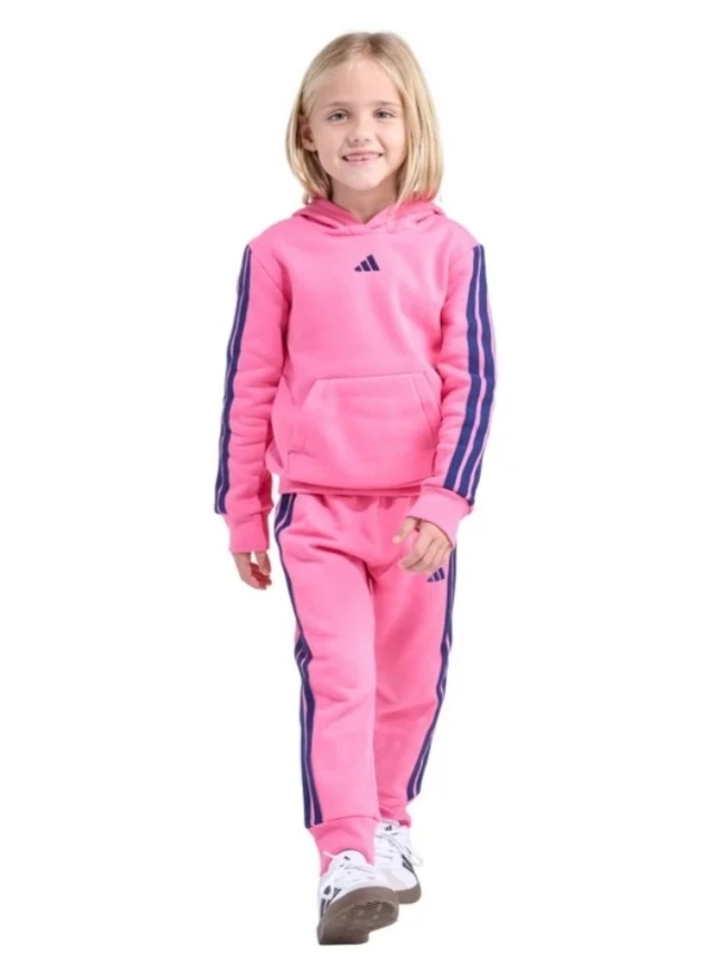 NWT ADIDAS Kids' 2-Piece Long Sleeve Fleece Hooded & Jogger Set