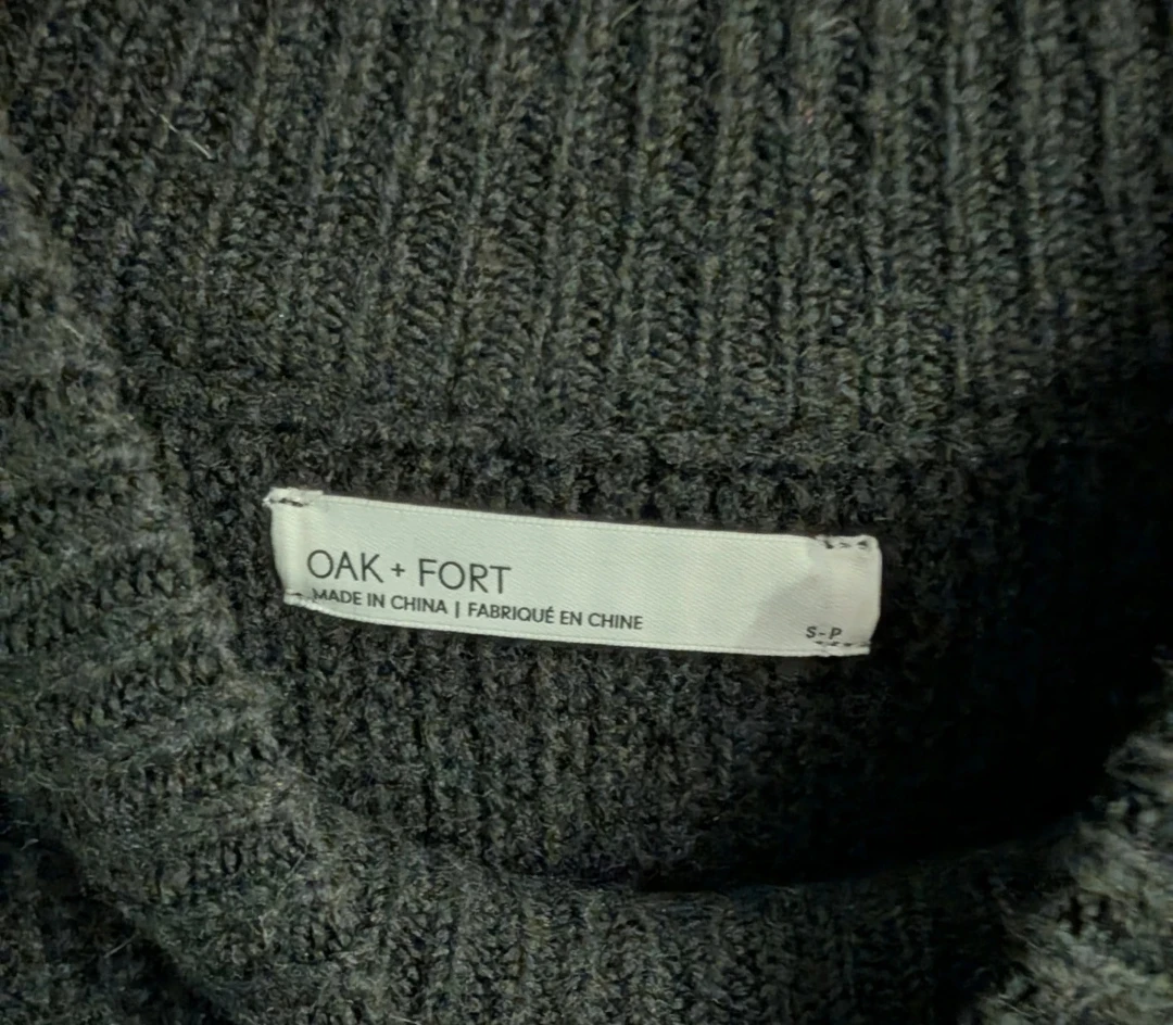 Oak + Fort Wool Blend Cropped Sweater - photo 2