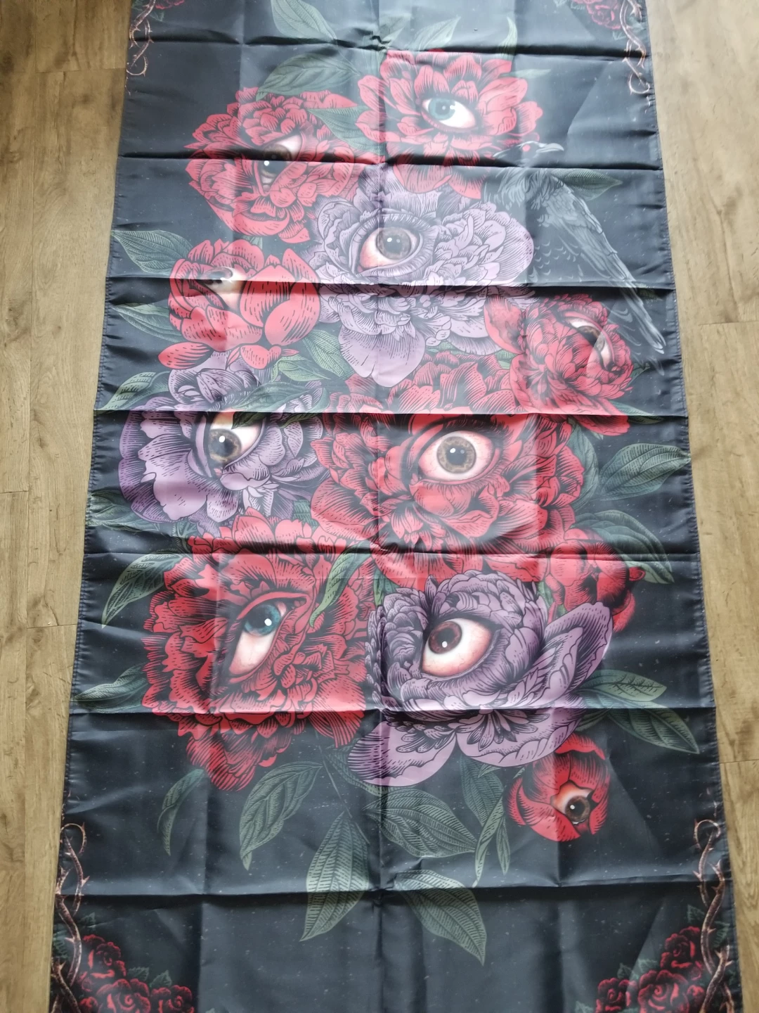 Floral Eye Design Wall Tapestry
