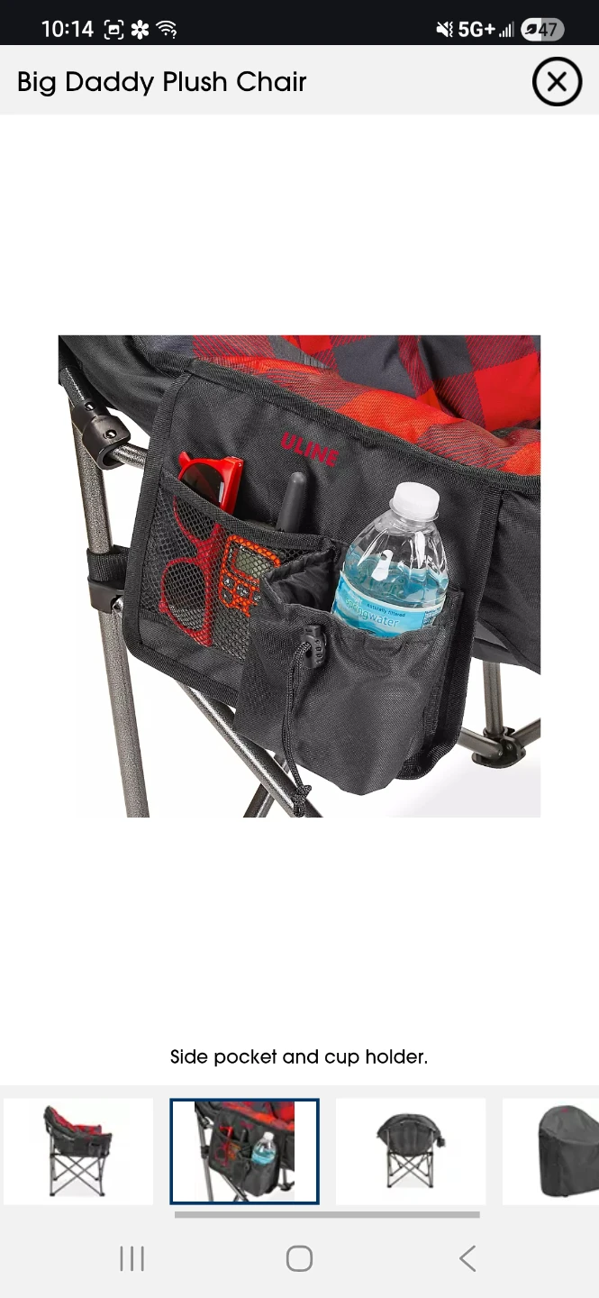 Big Daddy Plush Chair - Outdoor Folding Chair - photo 4