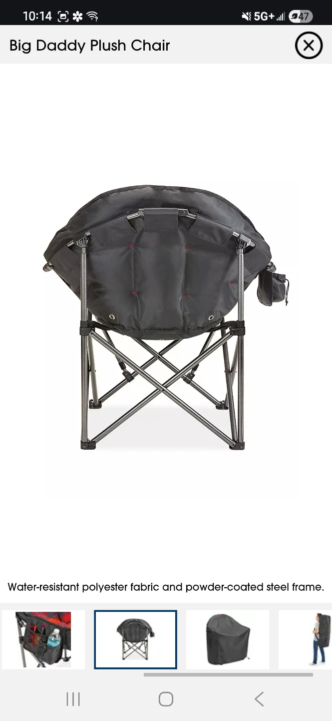 Big Daddy Plush Chair - Outdoor Folding Chair - photo 5