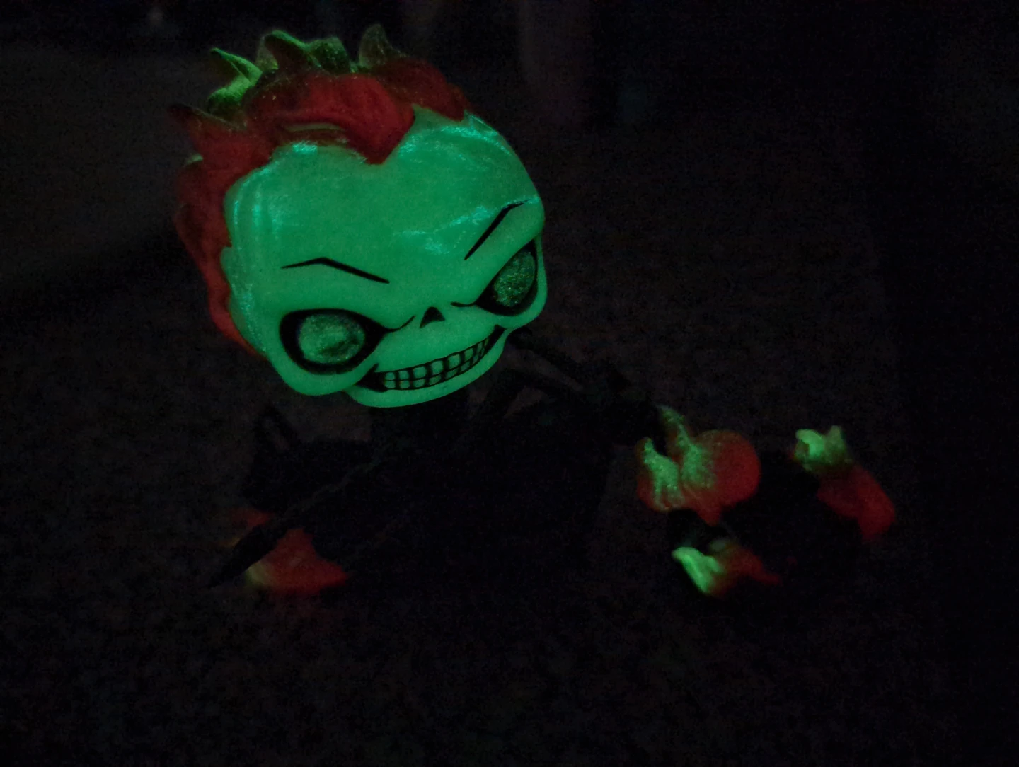 Funko Pop! Ghost Rider with Bike Glow-in-the-Dark Vinyl Figure - photo 2