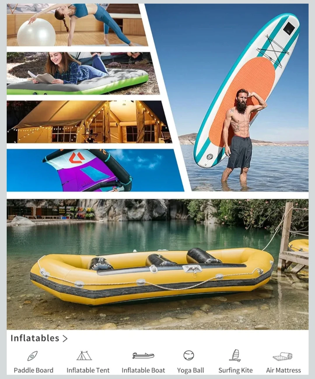 Paddle board Portable Air Pump for Inflatables - photo 5