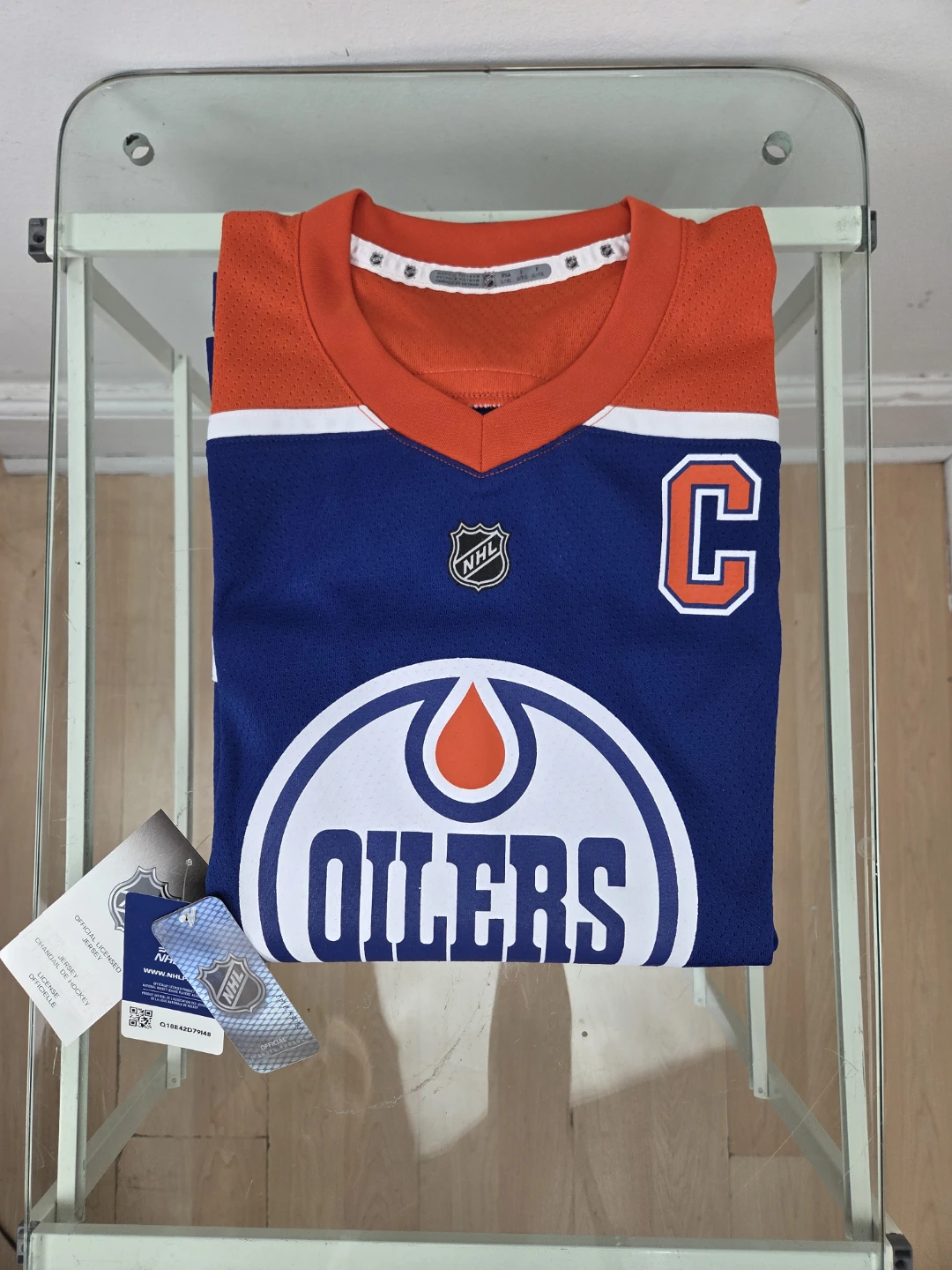 Boys' Oilers McDavid #97 Authentic NHL Jersey Youth L/XL - photo 2