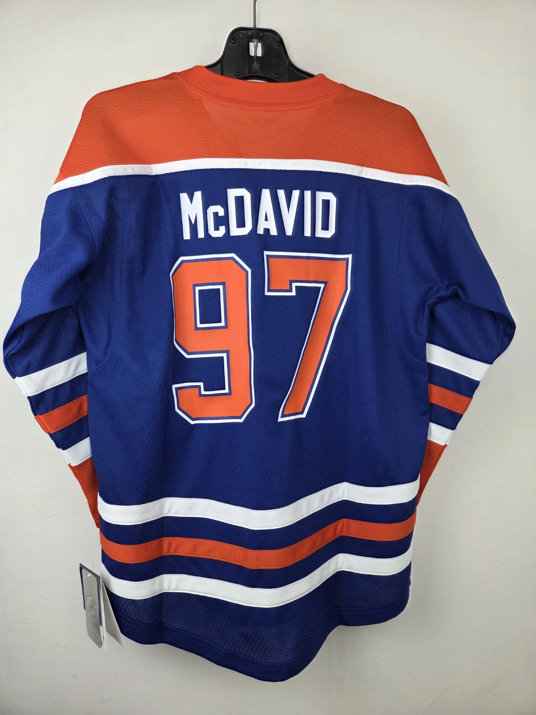 Boys' Oilers McDavid #97 Authentic NHL Jersey Youth L/XL - photo 4