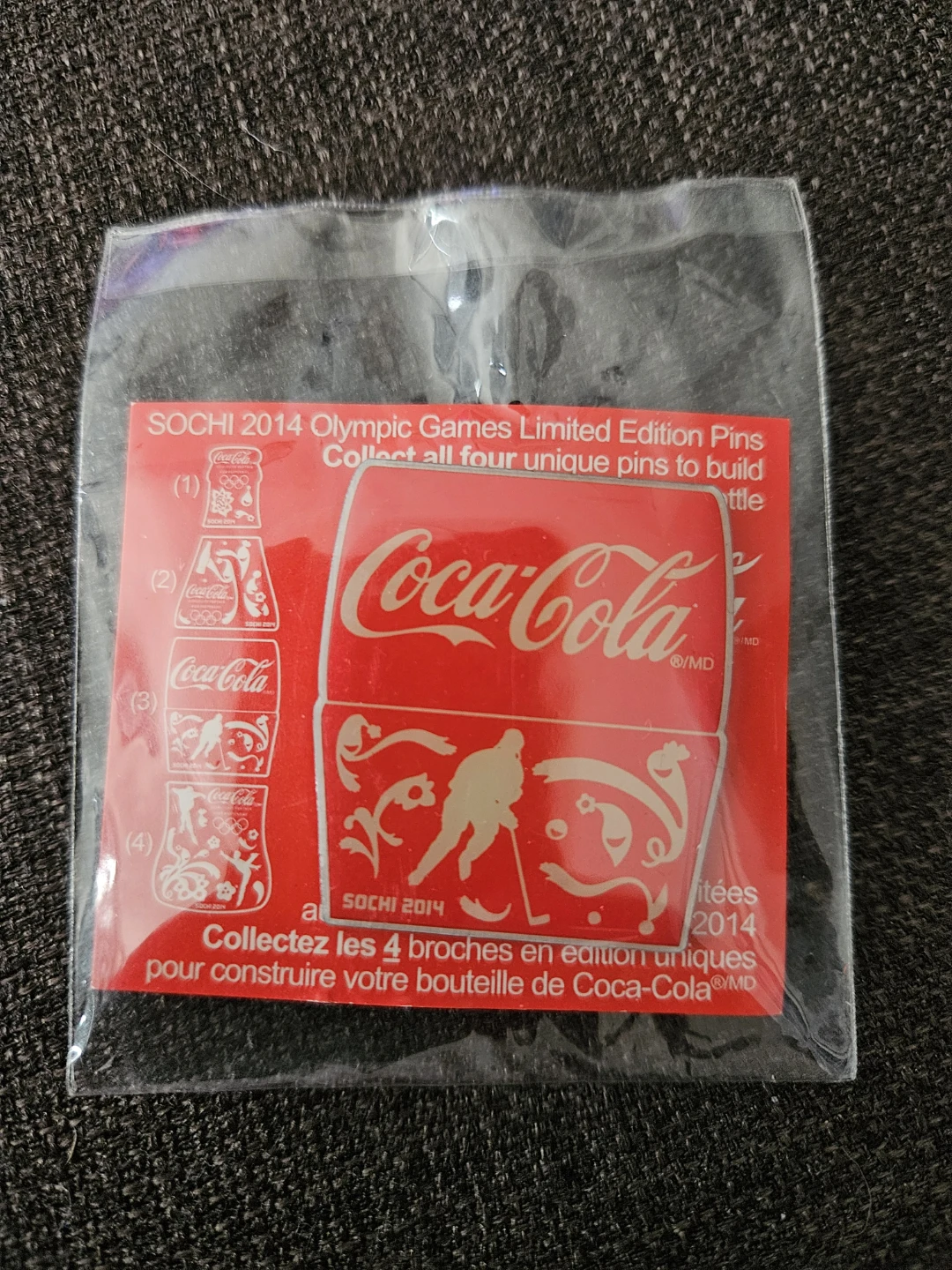 Coca-Cola SOCHI 2014 Olympic Games Limited Edition Pin #3 Sealed