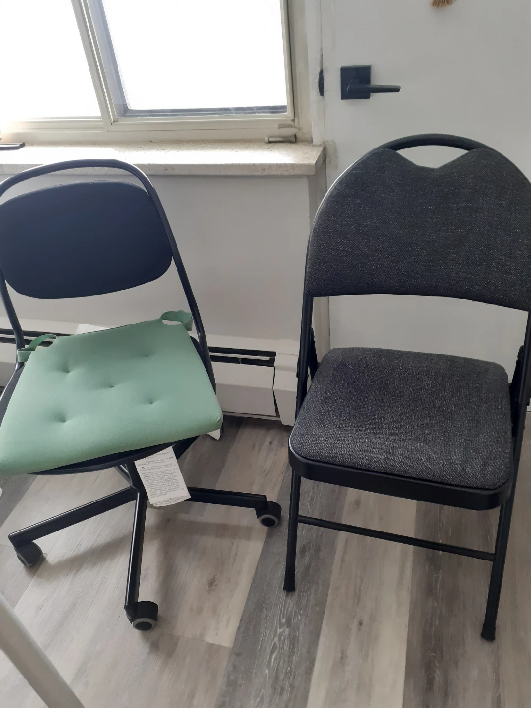 Two Folding Chairs