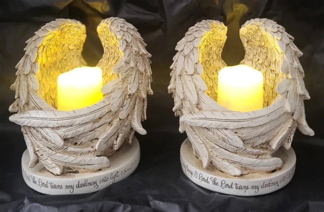 Angel Wings Candle Holders