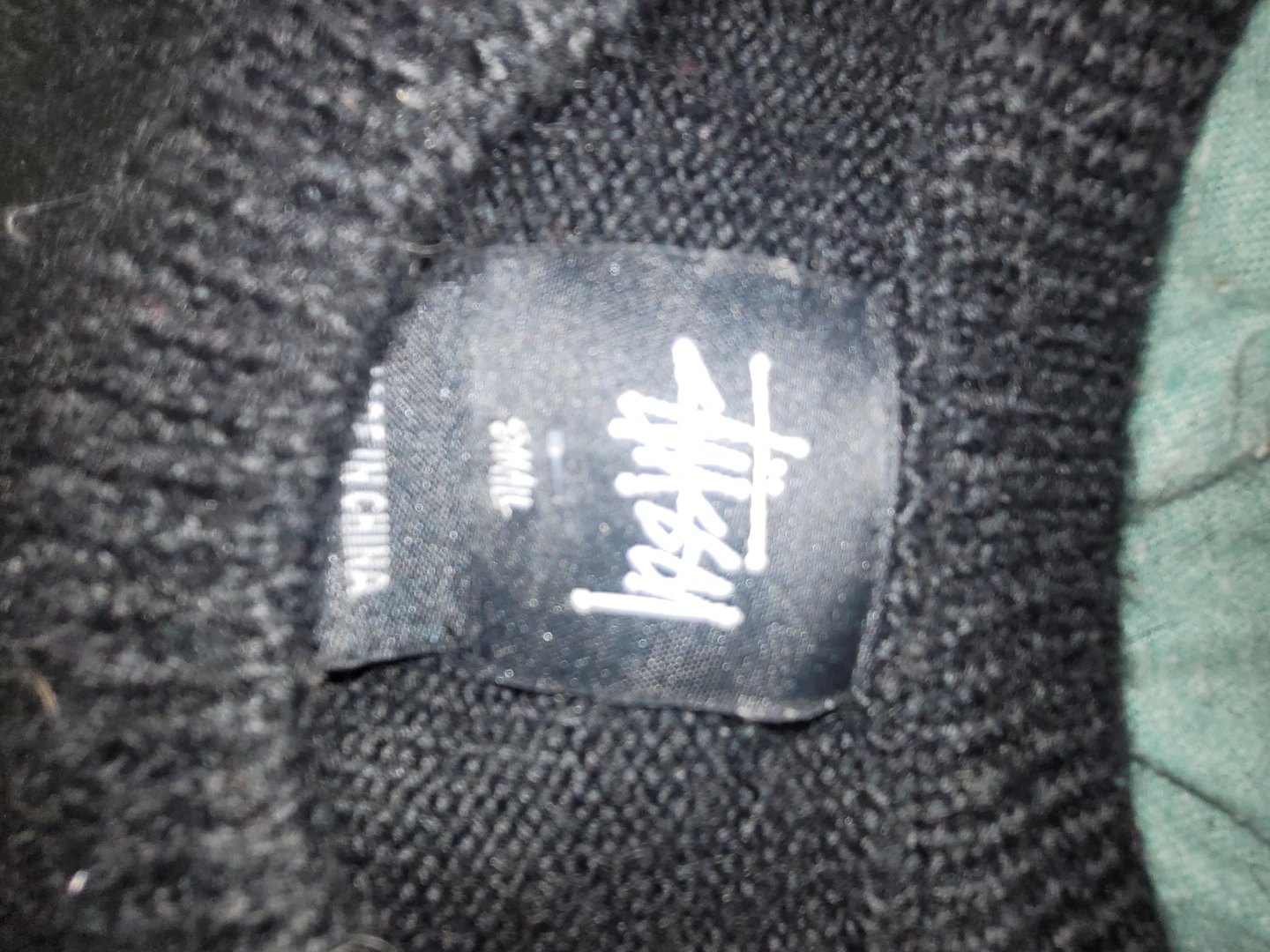 Stussy Black Knit Sweater - Size Small - photo 2