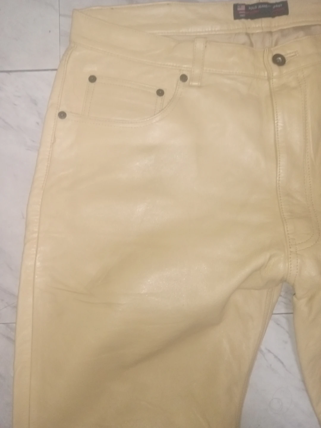 Rare Vintage 100%Leather Ralph Lauren Polo - photo 4