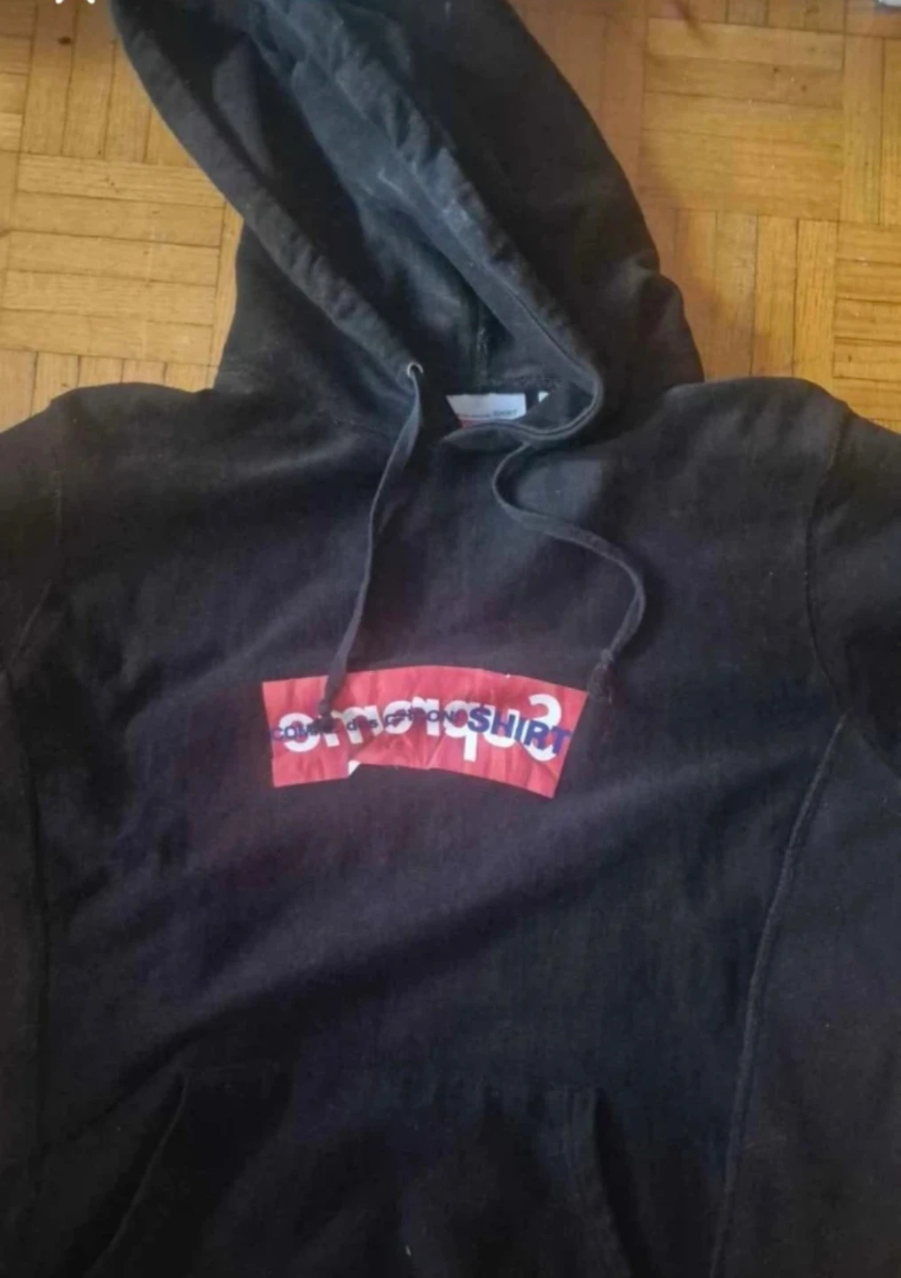 Supreme Comme des Garçons SHIRT Hoodie Black Size M