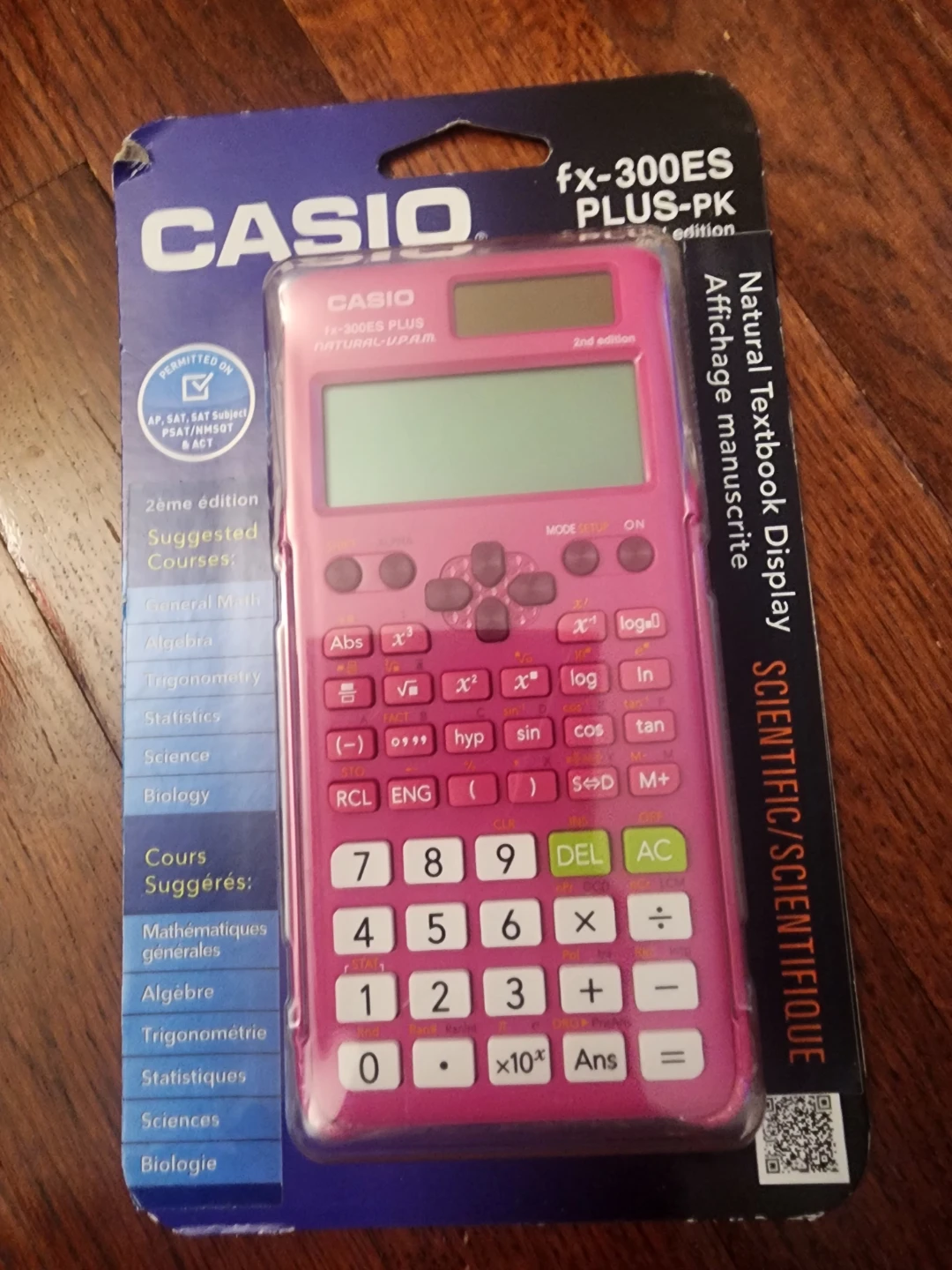 Casio Scientific Calculator - Pink