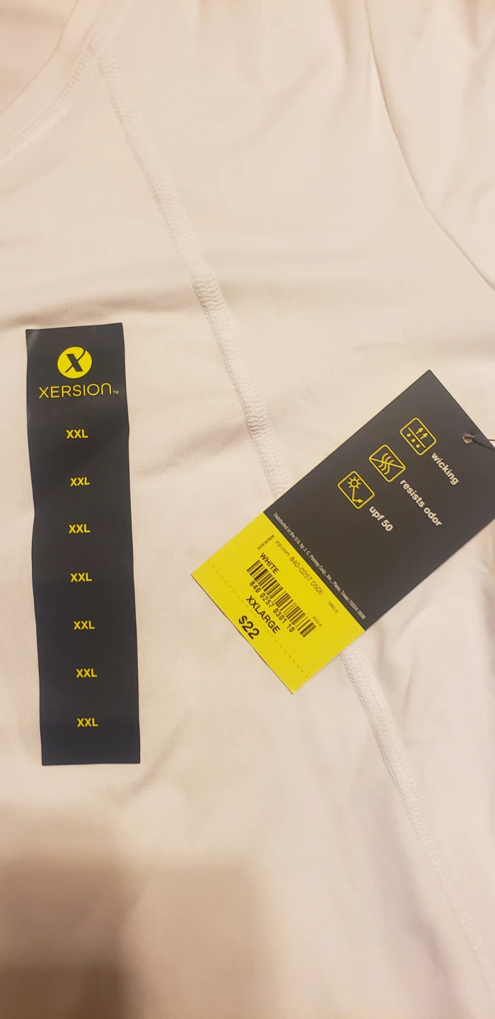 New Xersion XXL White Semi Fit V-Neck Shirt - photo 2