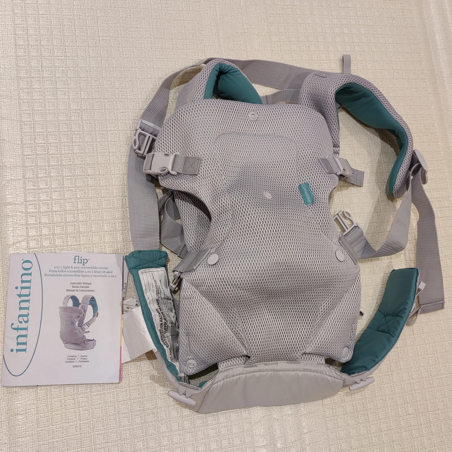Infantino 4-in-1 Light & Airy Convertible Baby Carrier - photo 5