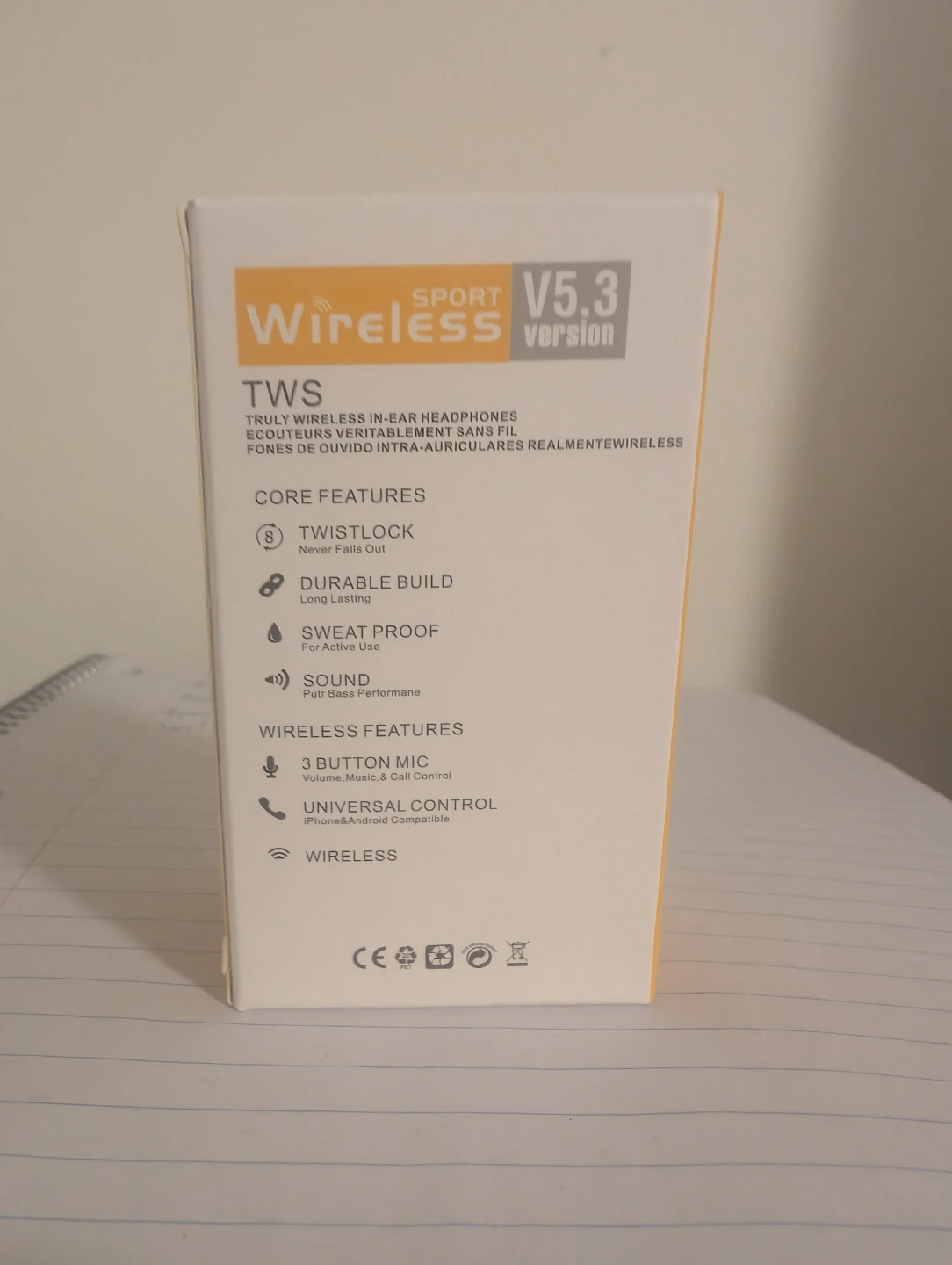 Wireless Sport V5.3 TWS Earphones - New - photo 2