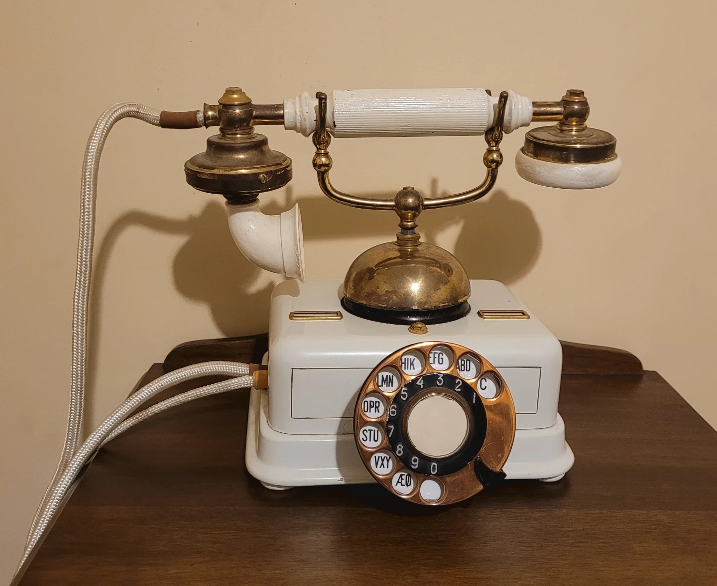 Antique Walnut Telephone Table - photo 2