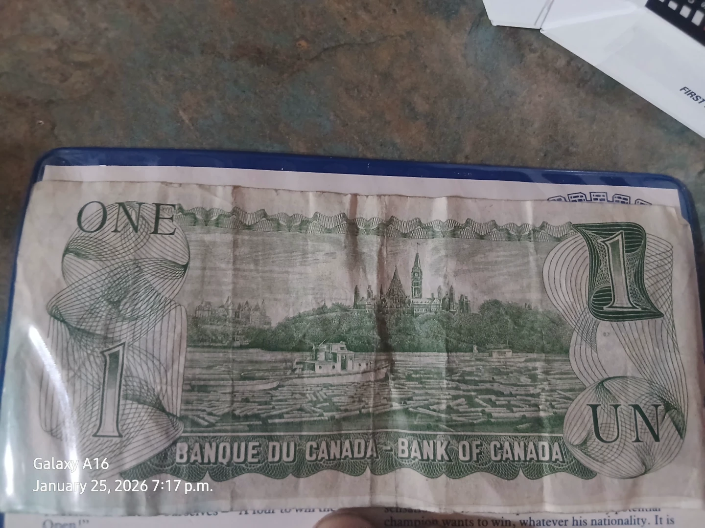 Bank of Canada One Dollar Bill - photo 2