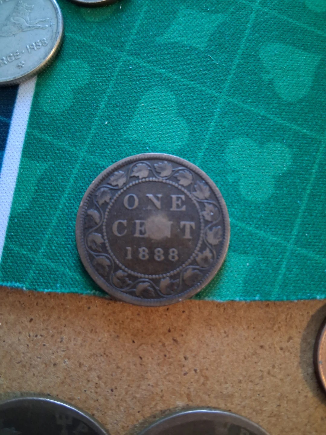 🥕 1888 Canadian One Cent Coin