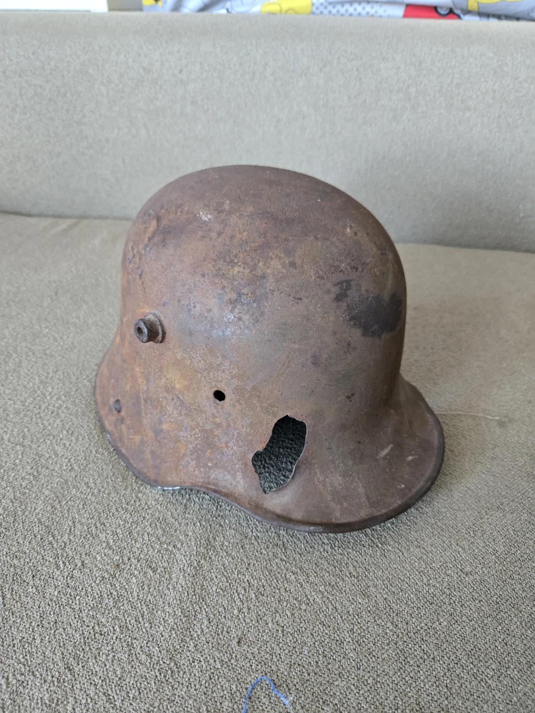 Army helmet WW1 - photo 2