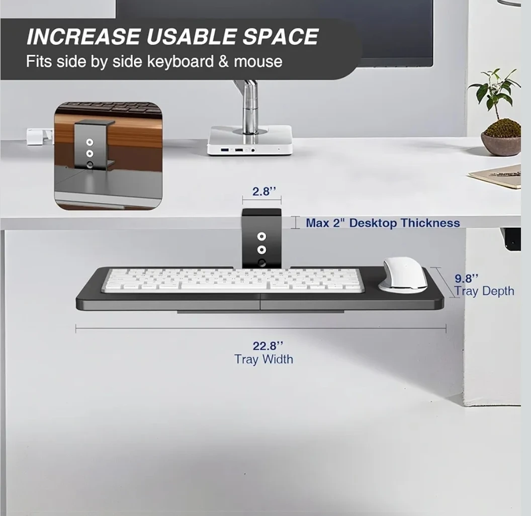 Under Desk Keyboard Tray - photo 3