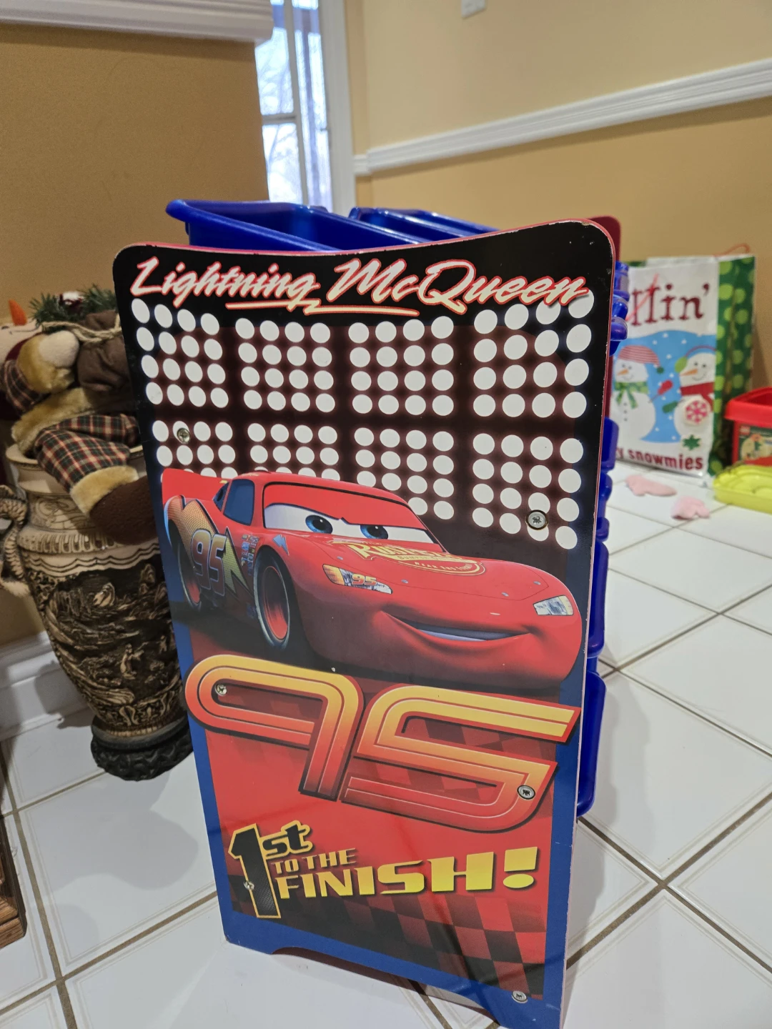 Disney Cars Lightning McQueen Toy Organizer - photo 2