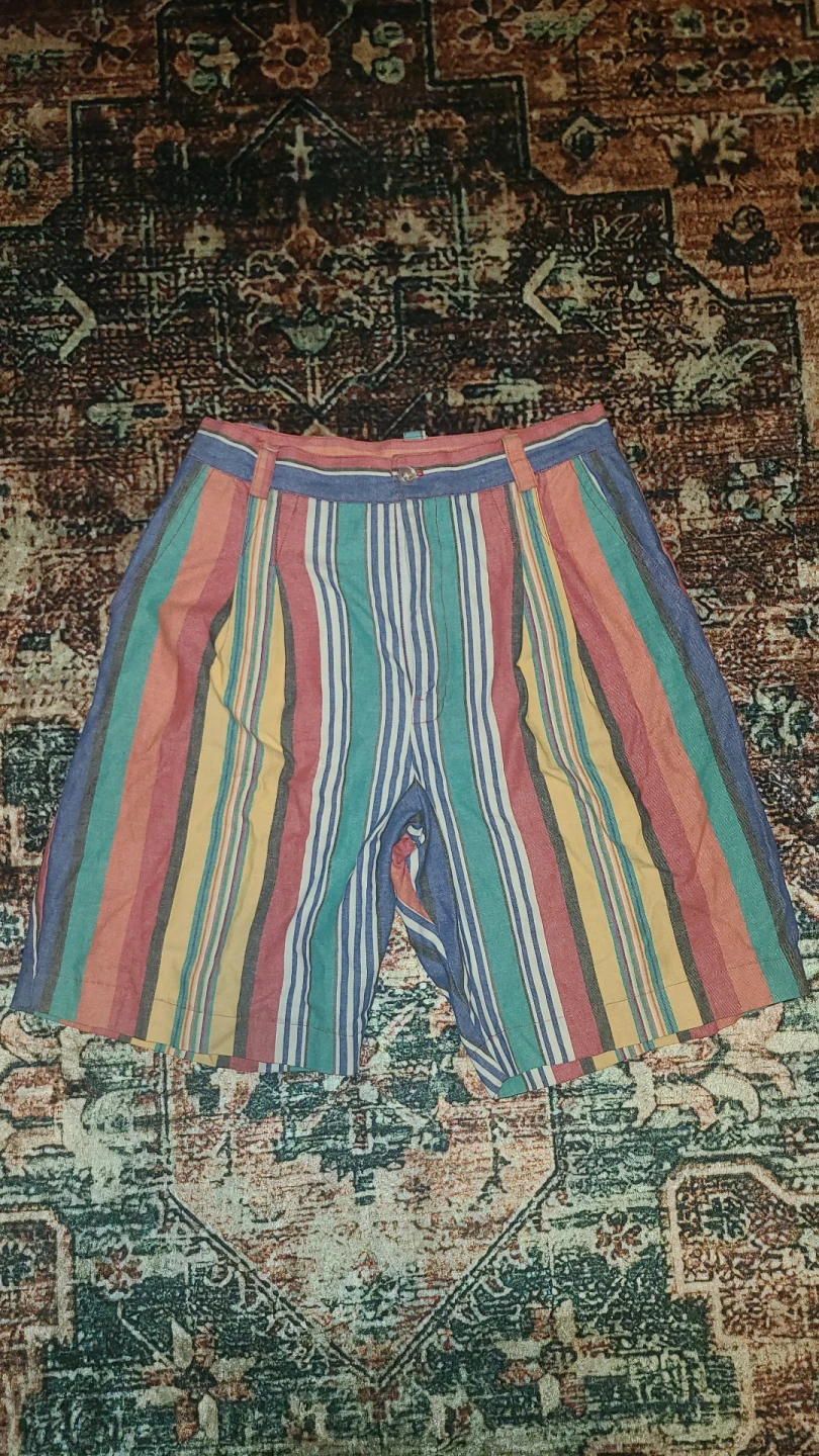 Vintage Striped Shorts