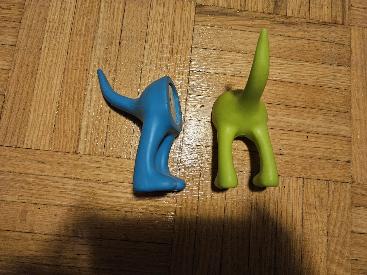Ikea Dog Tail Hooks - Blue & Green