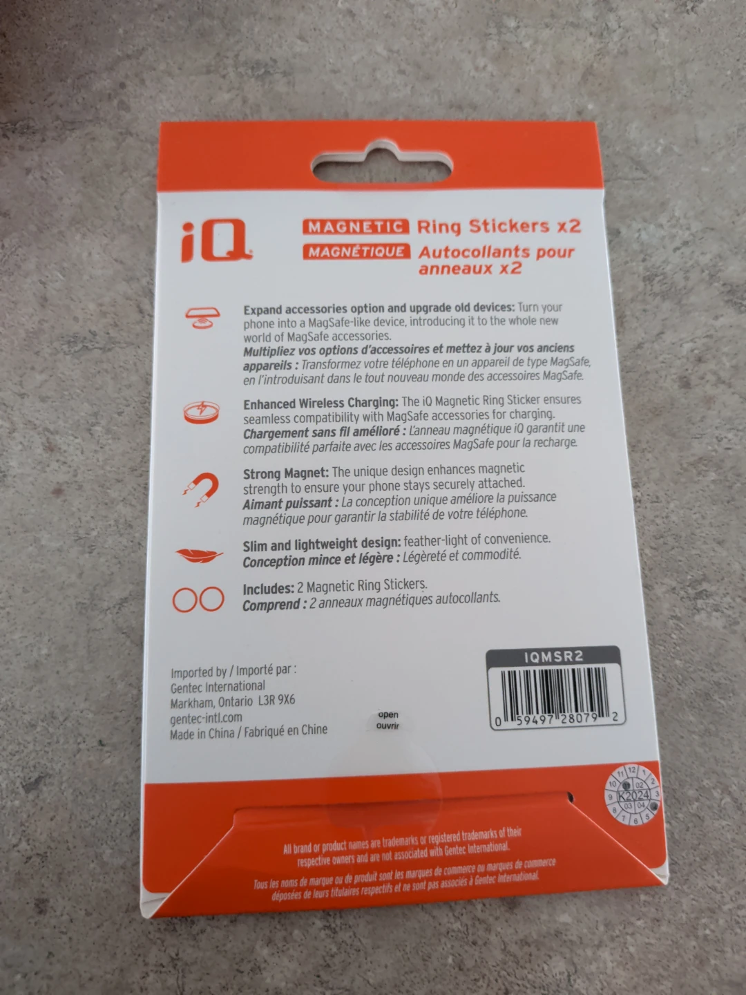 iQ Magnetic Ring Stickers x2 - New - photo 2