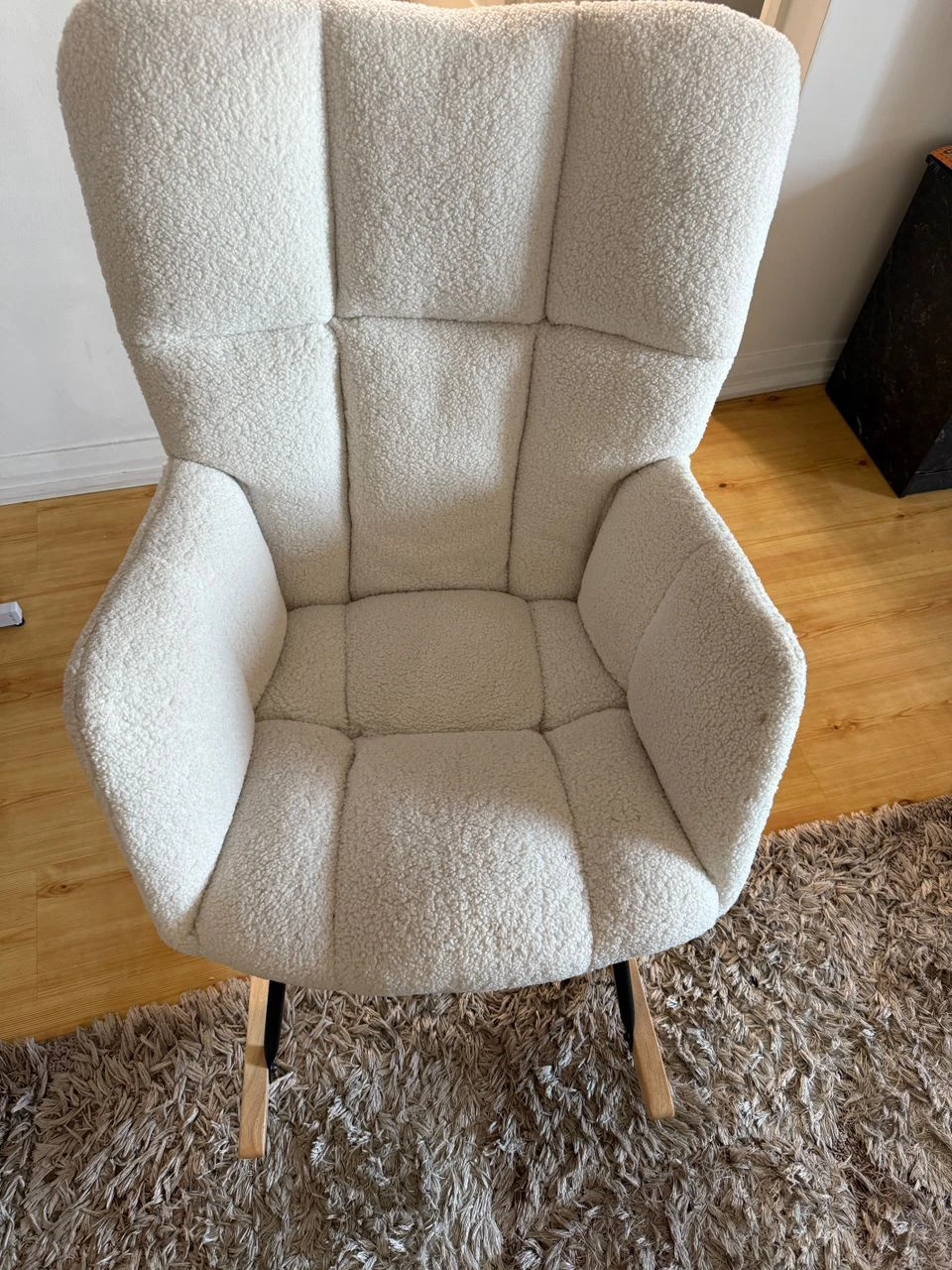 Cozy Cream Rocking Chair - photo 2