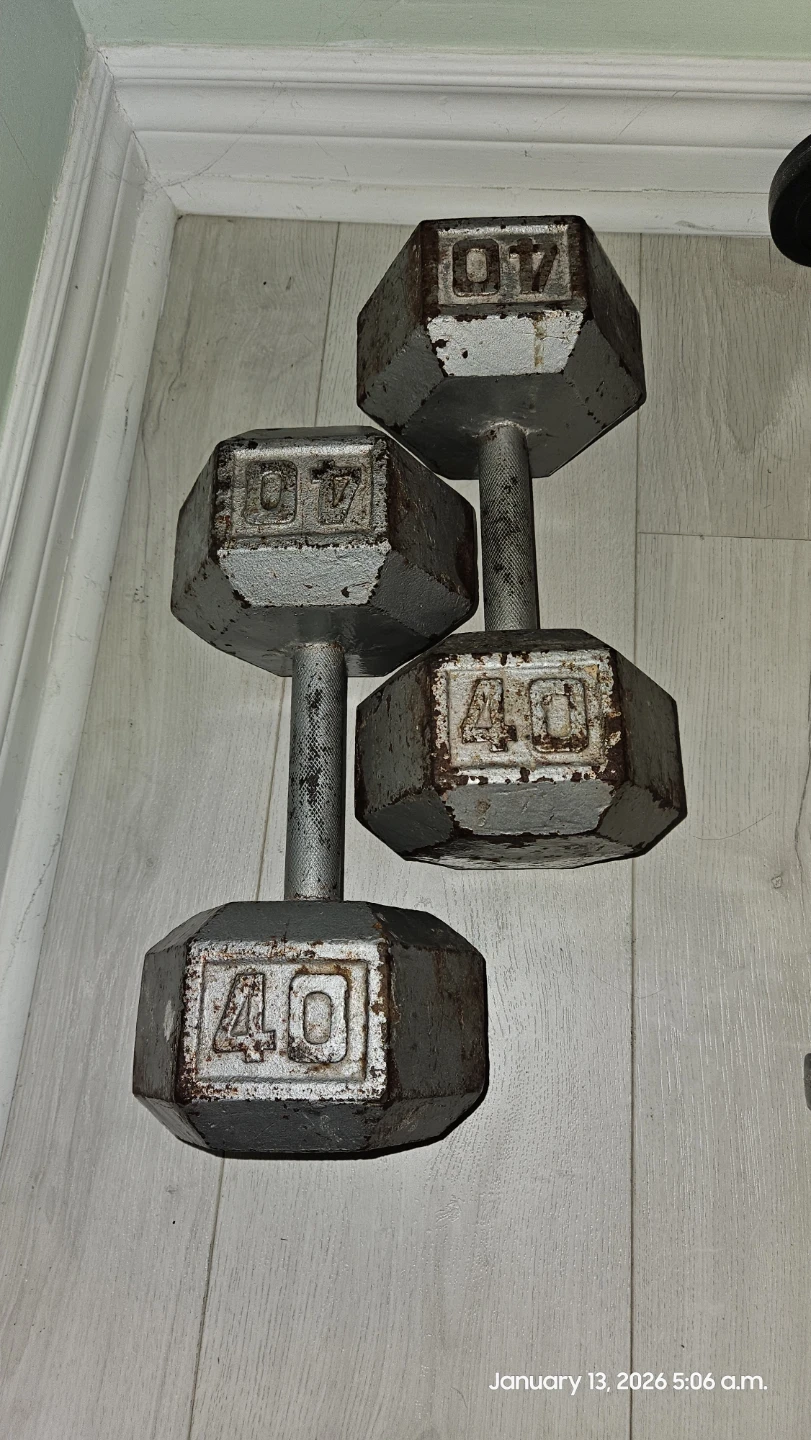 Pair of 40 lb Dumbbells