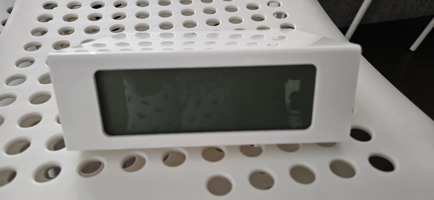 Ikea Digital Alarm Clock - White