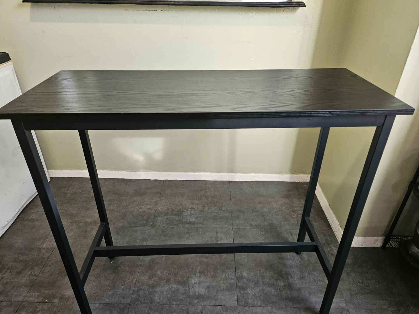 Black Bar Height Table