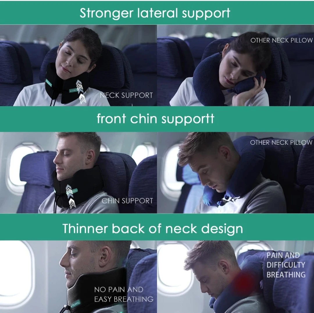 TRIPPAL Memory Foam Neck Pillow - photo 4