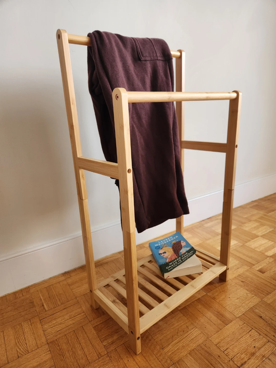 Bamboo Clothes Rack