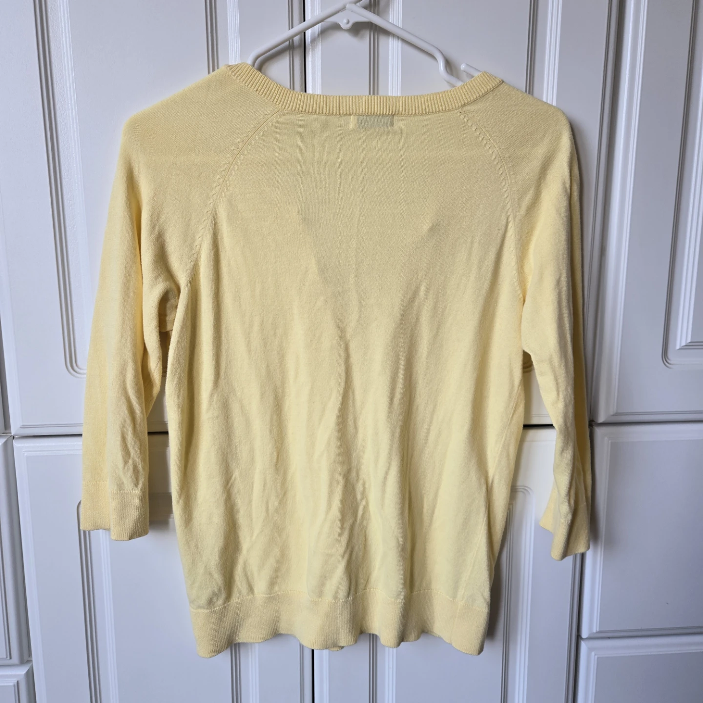 Reitmans Essentials Light Yellow Cardigan Sweater - photo 2