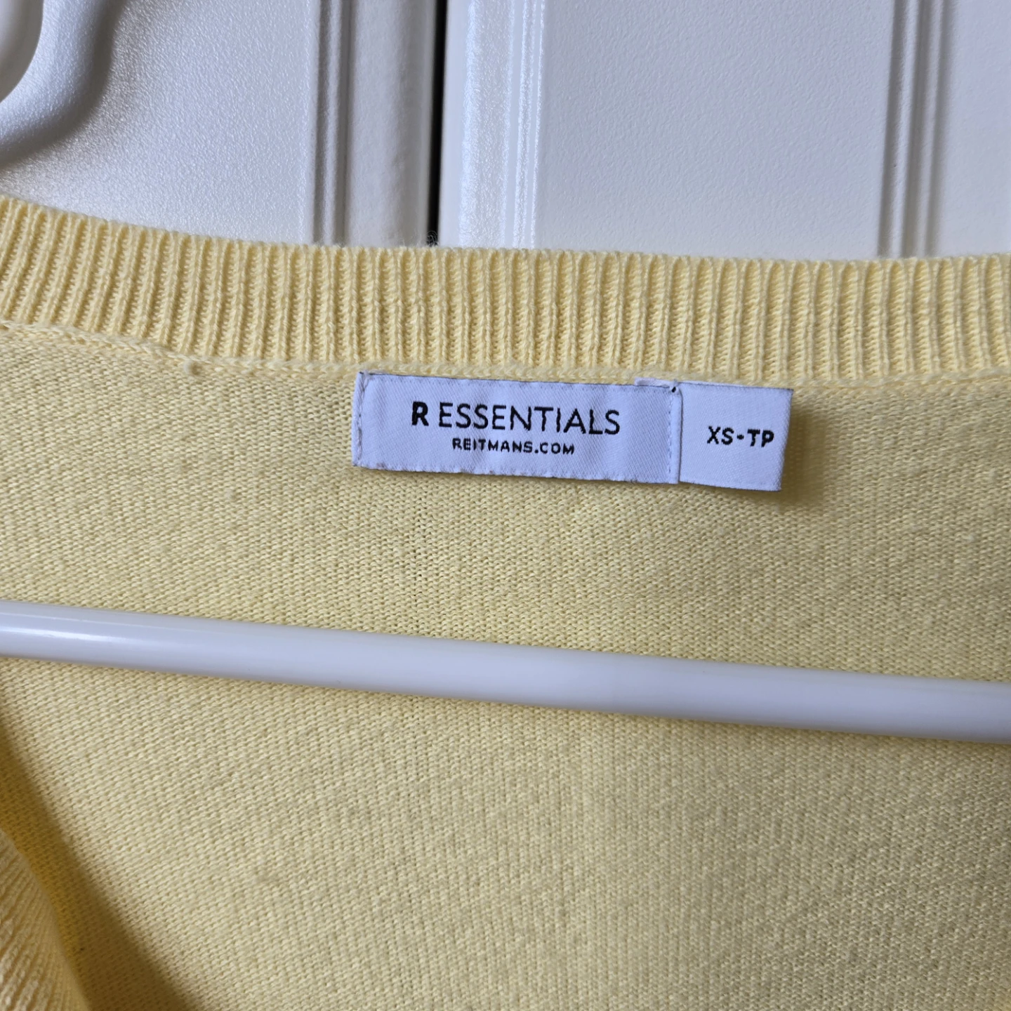 Reitmans Essentials Light Yellow Cardigan Sweater - photo 3