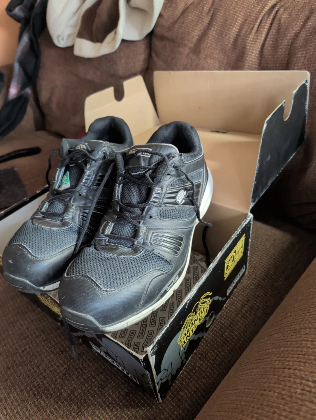 🥕 Dakota Quad Lite steel toe Shoes Size 11 Black 🥕 - photo 2