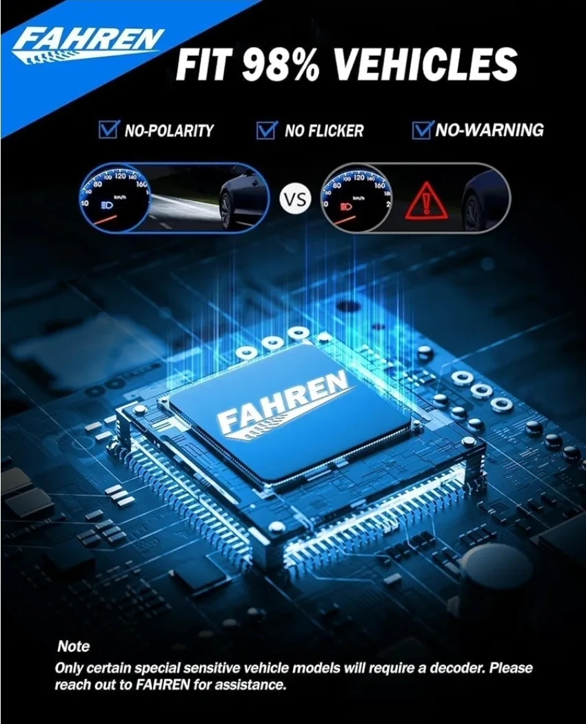 Fahren 9012 LED Headlight Bulbs - photo 3