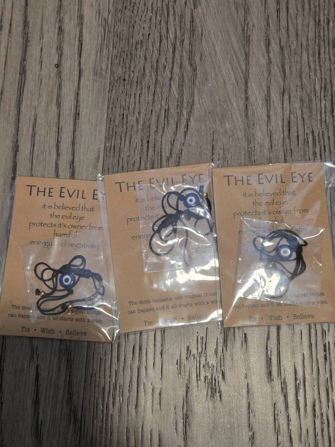 Set of 3 Handcrafted Evil Eye Bracelets