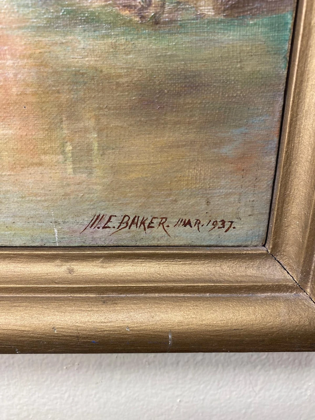 W.E. Baker Painting, March 1937 - photo 2