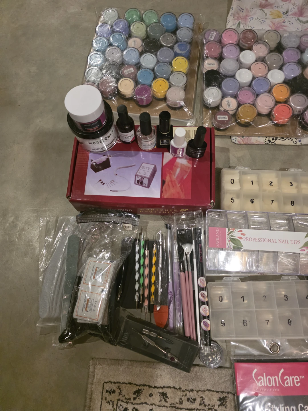 Nail Art Supplies Bundle: Powders, Tips, Tools - photo 3