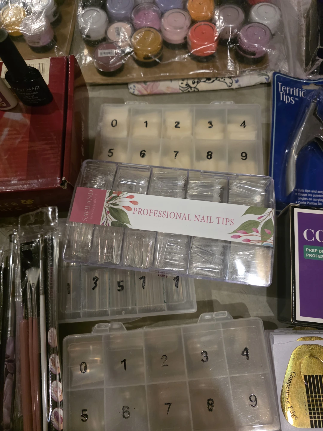 Nail Art Supplies Bundle: Powders, Tips, Tools - photo 5