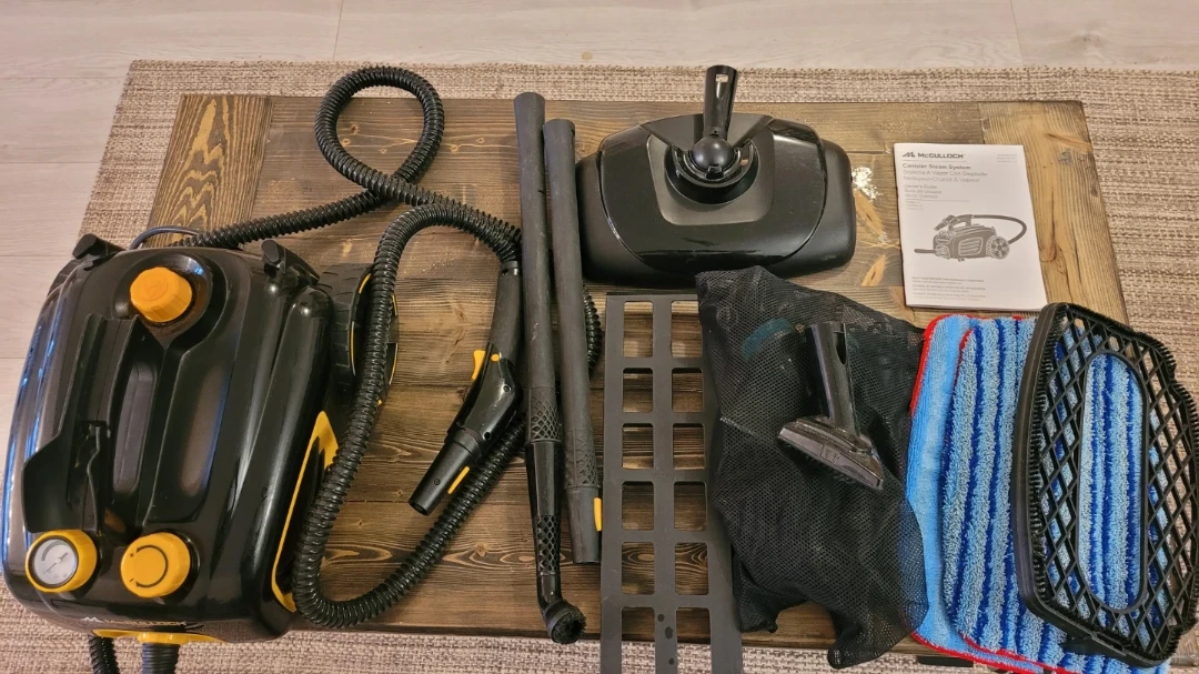 McCulloch MC1375 Steam Cleaner with Accessories