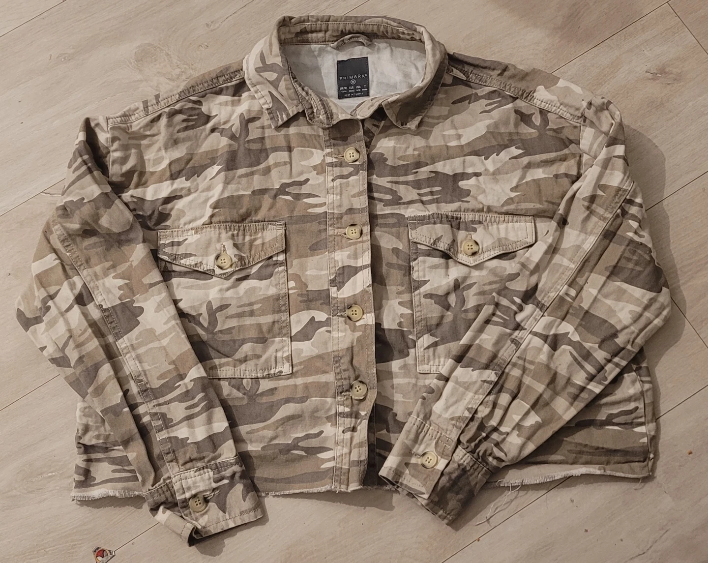 Primark Camo Jacket - Size M