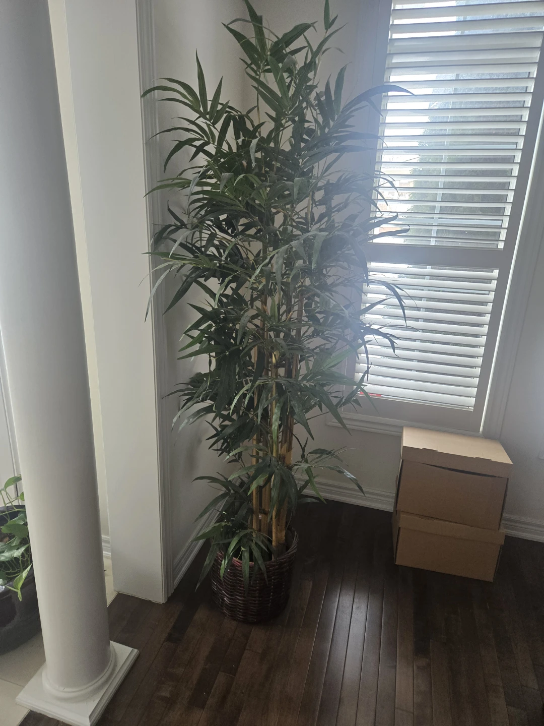 Artificial Bamboo Tree in Basket
