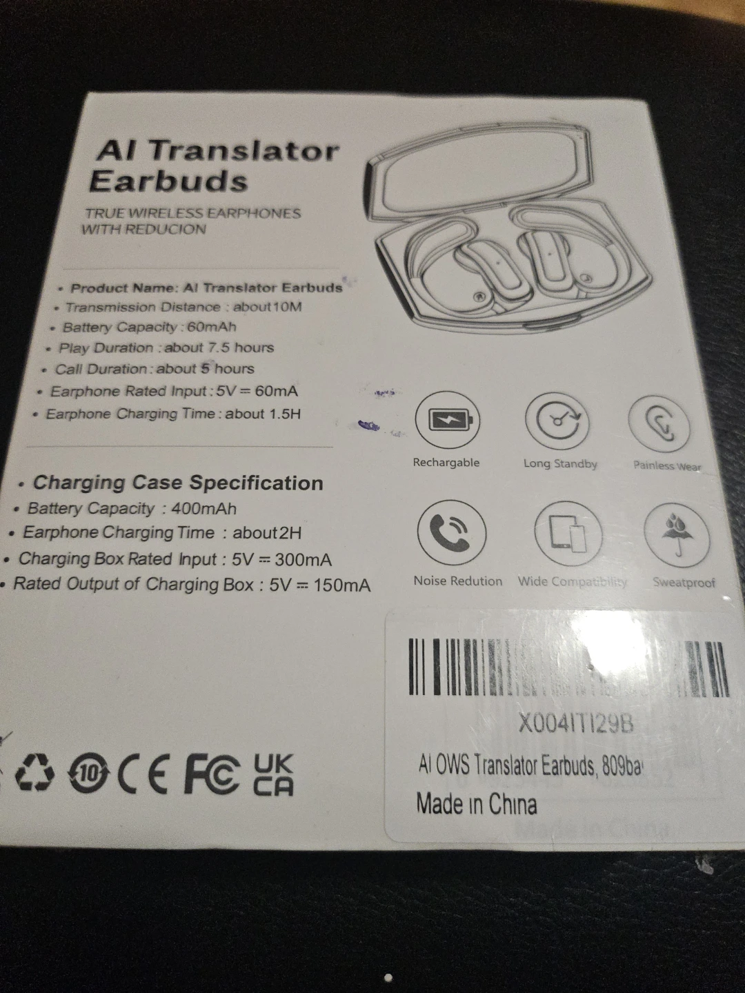 New AI Translator Earbuds - True Wireless - photo 3